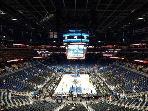 Sat here for the Magic vs. . Amway center section 110